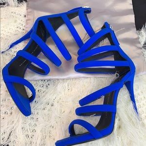 Giuseppe Zanotti caged strappy platform NEW